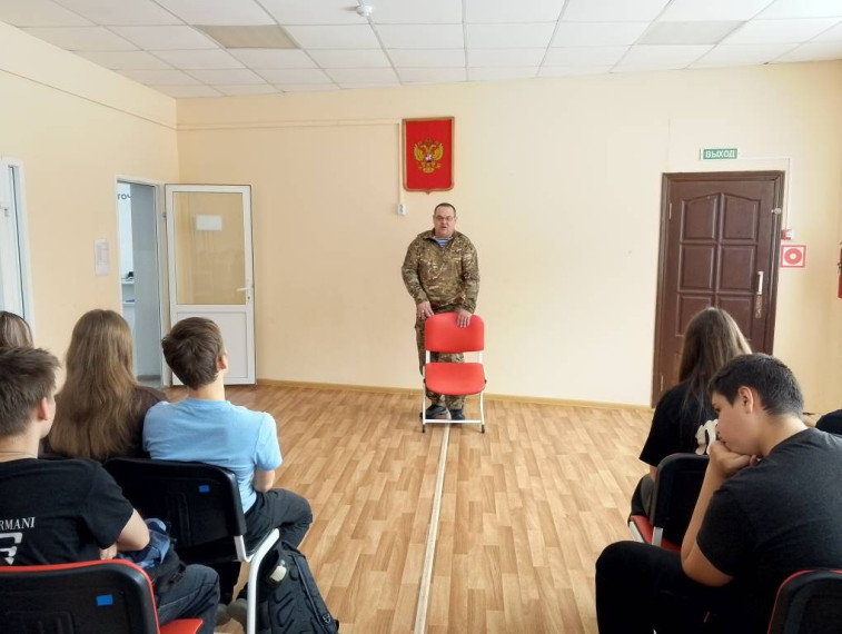 Встреча с участником СВО и ветераном боевых действий.